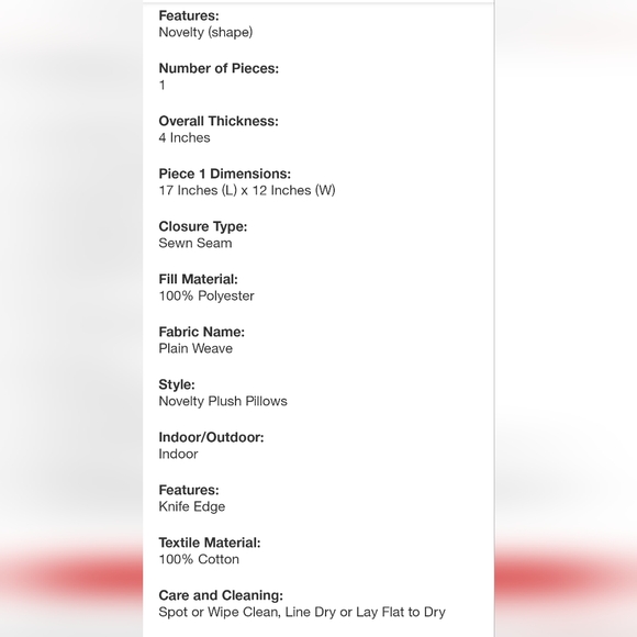 Opalhouse designed with Jungalow Christmas Tree Shaped Pillow - Picture 4 of 4